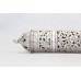 Sterling Silver Scroll Box Holder Floral Engraved Handmade Parchment Box B553